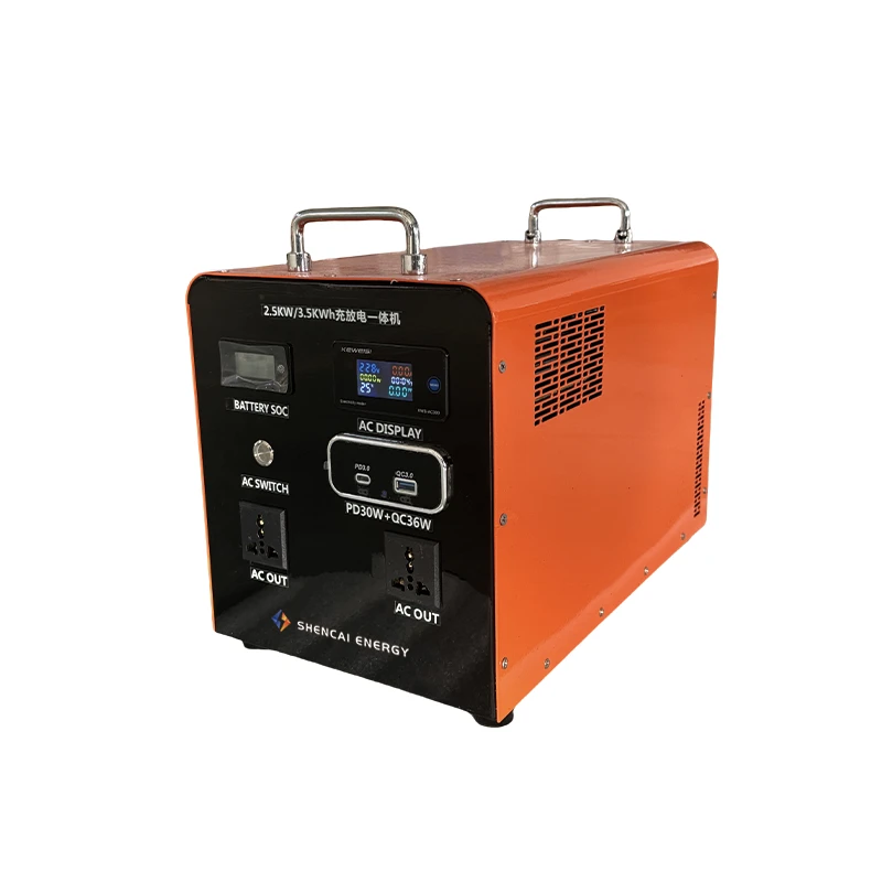 2500W Portable Power Station For Camping Household Solar Energy Storage Power Supply